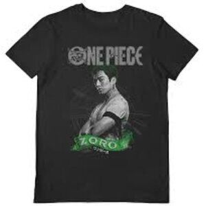 One Piece Live Action (Zoro) Black Unisex T-Shirt 186